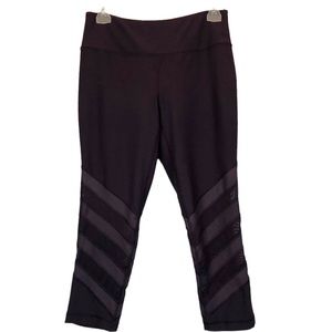 90 Degree by Reflex Dark Purple Athletic Leggings